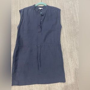 James Perse navy linen dress